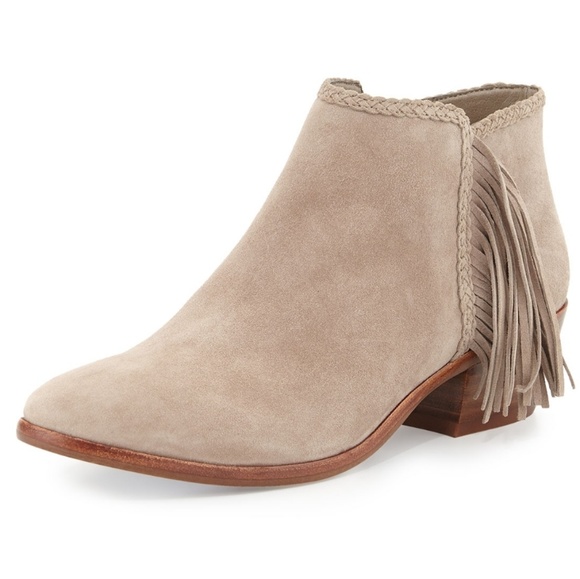 Sam Edelman Paige Leather Suede Booties - Picture 2 of 8
